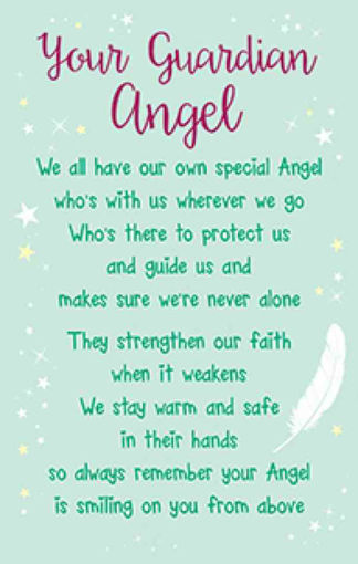 Picture of KEEPSAKE WALLET GUARDIAN ANGEL CARD